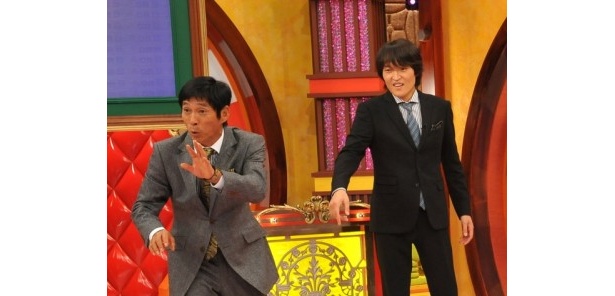 さんま＆ジュニアのコンビにスタジオ大盛り上がり