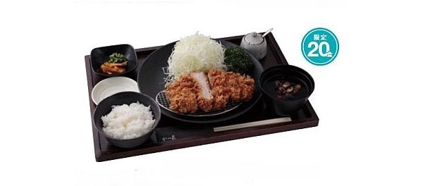 キッチンストリート「かつ玄」の「岩手折爪三元豚「佐助」御膳（ロースかつ）」(1580円/提供時間：11時～)