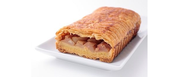 グランスタ「ダイニングパティスリー キハチ＆デザートサーカス」の「岩手県産紅玉りんごのパイ」(2100 円/提供時間：12 時～)