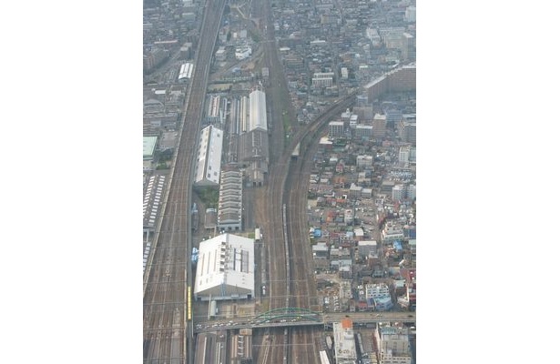 大宮駅上空