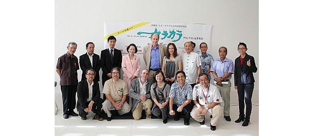 『カラカラ』のクランクイン記者発表の様子