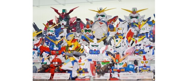 SDガンダムシリーズのガンプラもずらり登場！