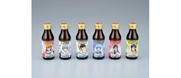 人気キャラ6人の制服姿とプラグスーツ姿が描かれた全12種類が発売