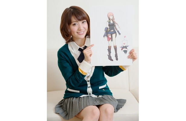 大島優子デザインのオリジナル衣装が「ファイナルファンタジーXIII‐2」に登場！