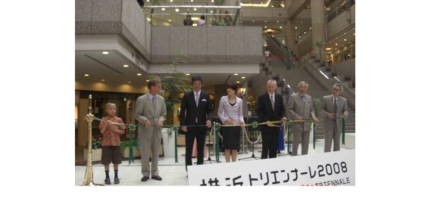 テープカットは時央くんに横浜市副市長の野田さん、ノルウェー大使など！