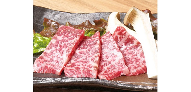 和牛ロースのてっぱん焼(1550円)