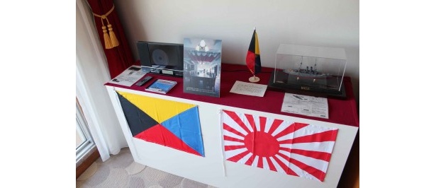 記念艦「三笠」の模型などを展示