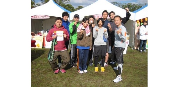チーム福岡ウォーカーは9名で挑戦