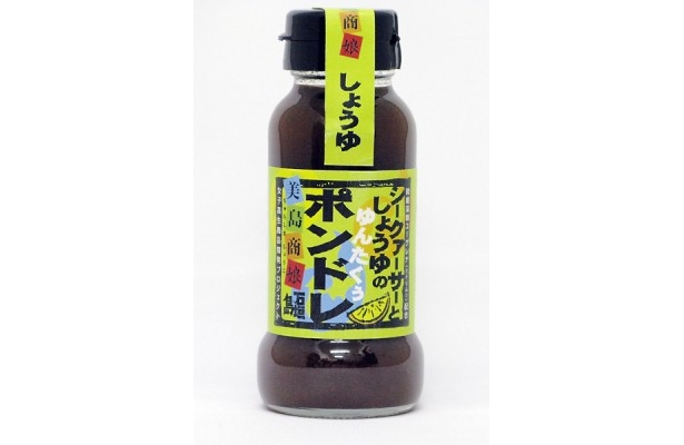 こちらは生姜の効いた塩ポン酢ドレッシング。もちろんミドリムシ入り