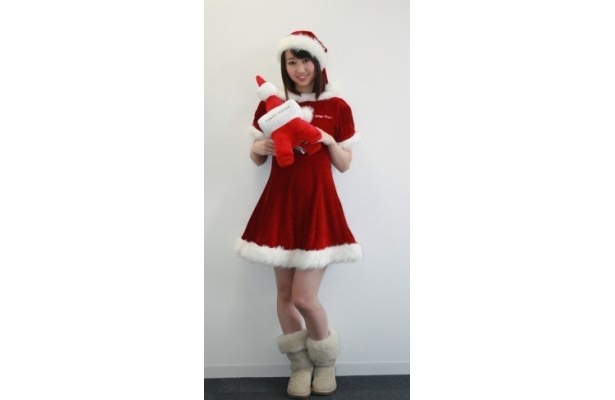 【写真】キュートなサンタ姿の小林香菜さん！ その他の小林さんの画像はこちらから