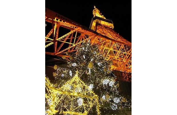 東京タワー下でもイルミネーションを開催