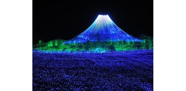 3位はなばなの里 ウィンターイルミネーション(三重県)