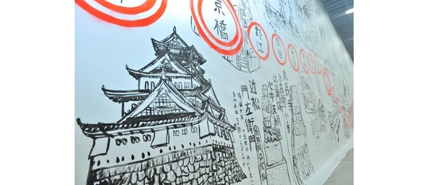 巨大絵図「京阪沿線御案内」2011