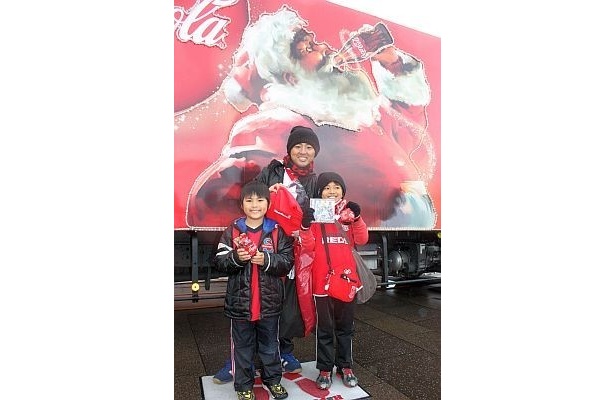 ハピネストラックの前では記念撮影も