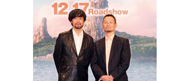 監督の山崎 貴（写真左）と八木竜一（右）