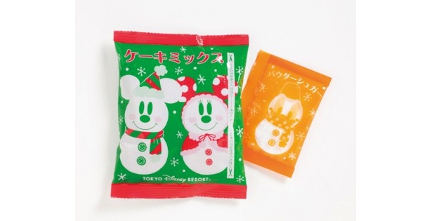 パウダーシュガーでミッキーのデコレーションも可能