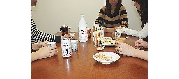 【写真】人気のマッコリ4種を飲み比べてみた！