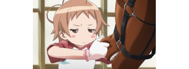 時にはこんな表情を見せることも