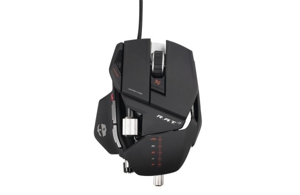  「R.A.T.7」の解像度は5600dpi。マウス本体サイズは、88×116.7×36.9（mm）
