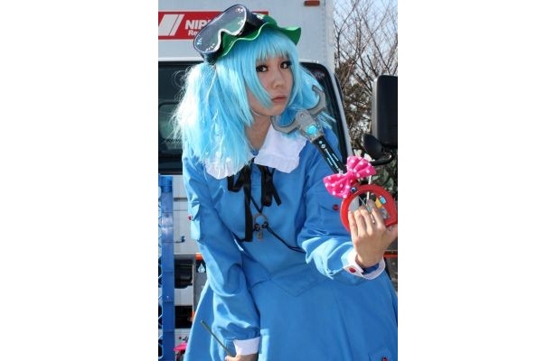 全身ブルー！