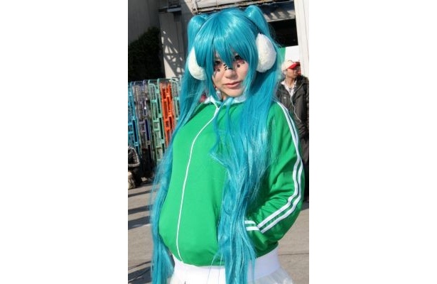 初音ミクのアップショット