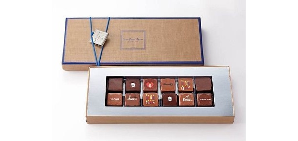 「ジャン=ポール・エヴァン」の「ボワットゥフォンティヌショコラ」(12個入)4893円