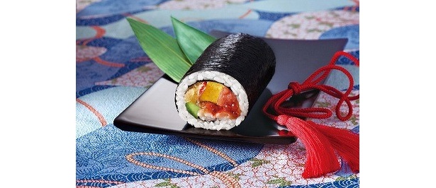 「上海海鮮恵方巻 ハーフ」はローソンから(680円)
