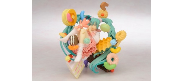 ふわふわ漂うお菓子が幻想的