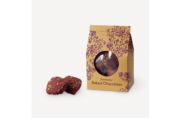 チョコレートホイップにライスパフとクラッシュアーモンドを混ぜ込んで焼き上げた「ベイクドチョコレート」(500円)