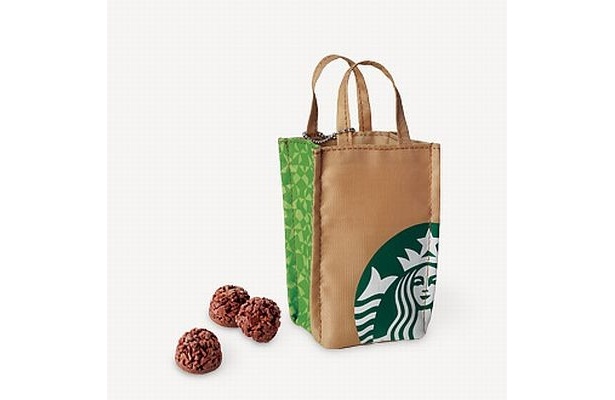 スマホサイズのショッパーにクランチチョコレートが3つ入った「ミニショッパー クランチチョコレート」(880円)
