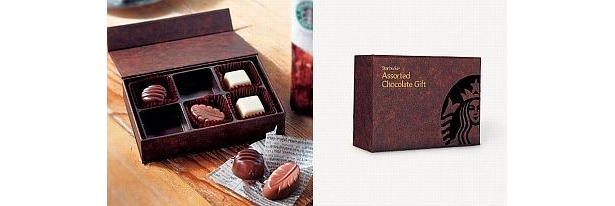 「スターバックス アソートチョコレートギフト」(980円)は“コーヒーに合うチョコレート”をコンセプトにしたスペシャルチョコレート