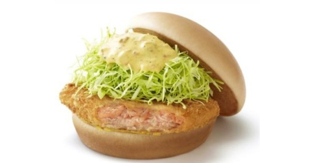 モスから秋鮭を使用したサーモンカツバーガーが限定発売！