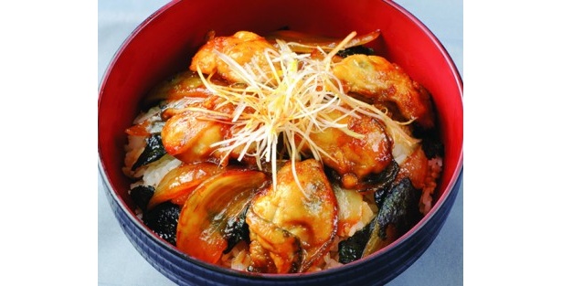 サゴー浪漫舘の牡蠣カバ丼