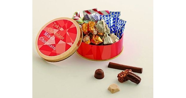 キラキラした東京をイメージしたという「トーキョーチョコレート」の「トーキョーチョコレートミックス」(1050円)