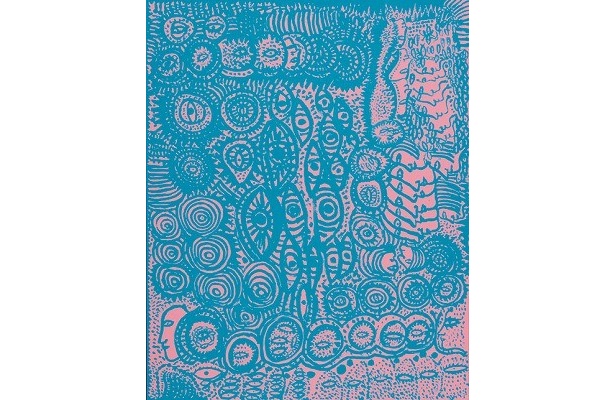 色彩豊かな絵画が並ぶ「強迫」