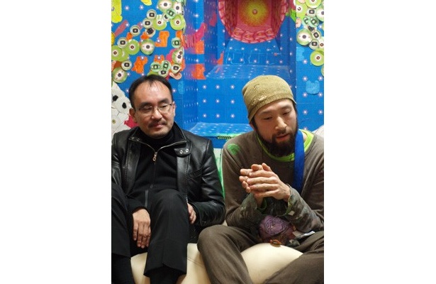 アートについて語るヤノベケンジ氏とコタケマン