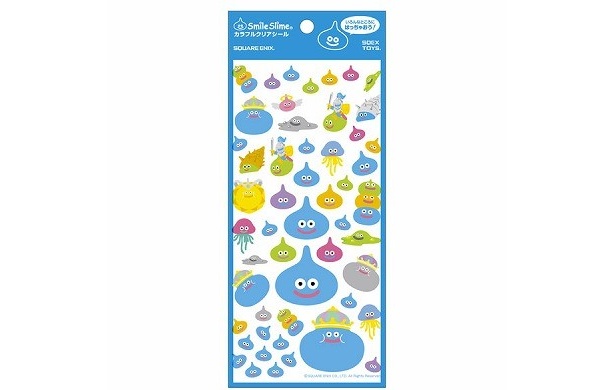 「スマイルスライム カラフルクリアシール」(399円)