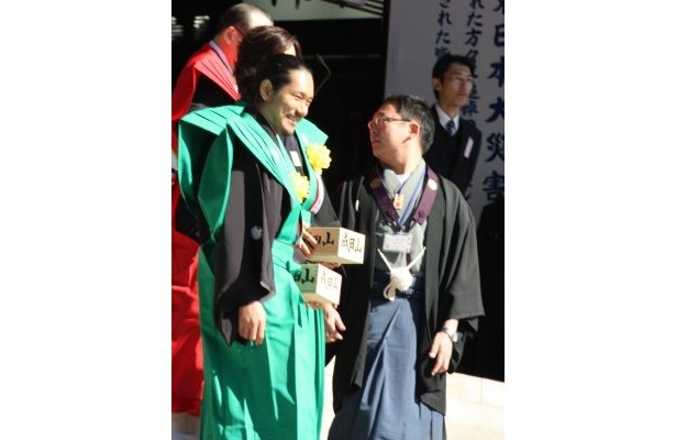 大河ドラマで平清盛を演じる松山ケンイチさん