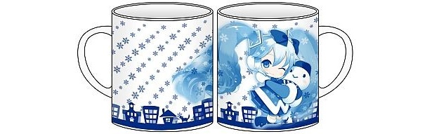 ぷちでびる氏が描く「雪ミク2012マグカップ」は840円