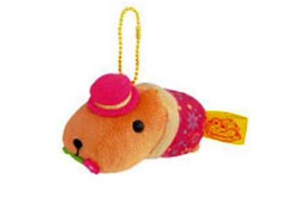 「カピバラさん ふんわりフラワ～ン マスコット」(998円)のカピバラさん