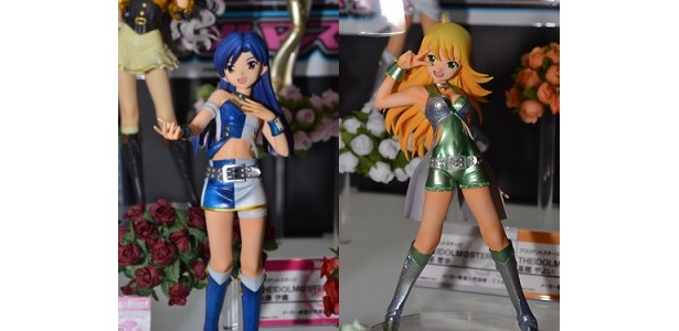 「アイドルマスター」の如月千早(左)と星井美希(右)