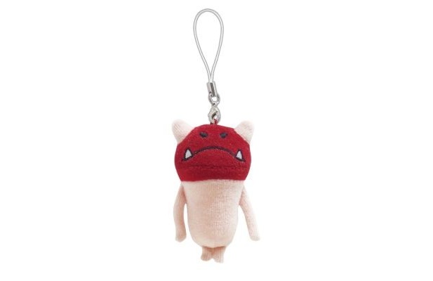 オニなめこもストラップに！「ぬいぐるみストラップ」(609円)
