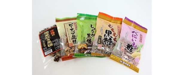 海邦商事が販売するむちむちシリーズ以外の黒糖菓子