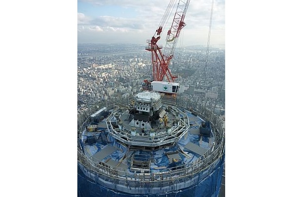【写真】スカイツリーのてっぺんを写した貴重なショット