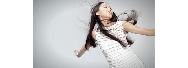 爽やかな表情に注目