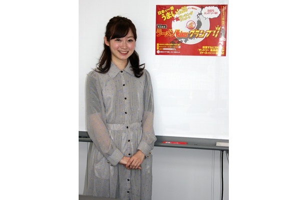 【写真】年間300～500杯を食べ歩くというラーメン女子大生こと本谷亜紀さん