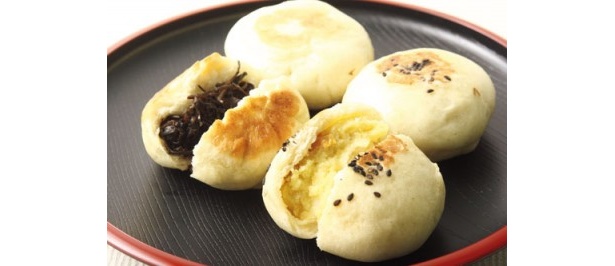 ＜志摩おやき＞郷土料理を振舞う旅館が作り上げたおやきは、“海女たちのスイーツ”をイメージ。 