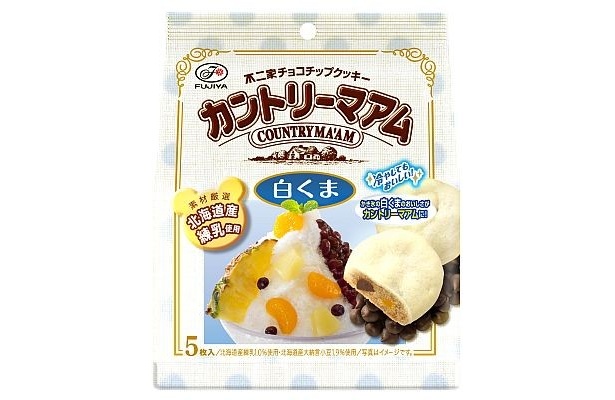 鹿児島生まれのかき氷“白くま味”のカントリーマアム登場