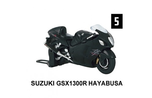 今なお根強い人気の初期型デザイン トライオーバルのマフラーが装着された「SUZUKI GSX1300R HAYABUSA」