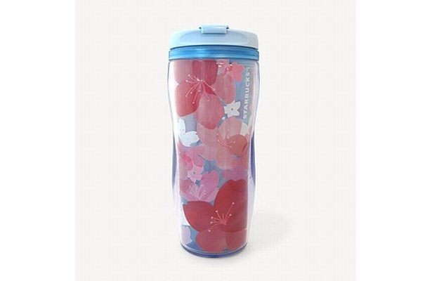 こちらは青空の下、見上げた桜に木漏れ日が差し込んだときのようなデザイン。  ※コーヒーを入れると夜桜に早変わり